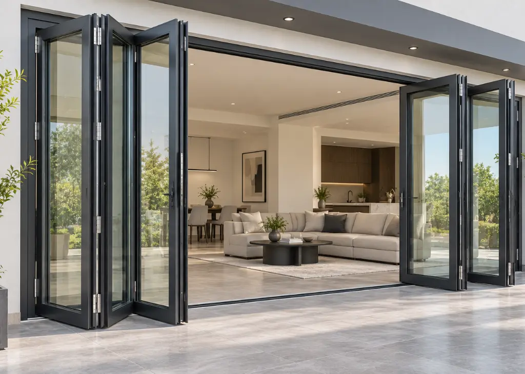 Bi-Folding Glass Doors in Morocco